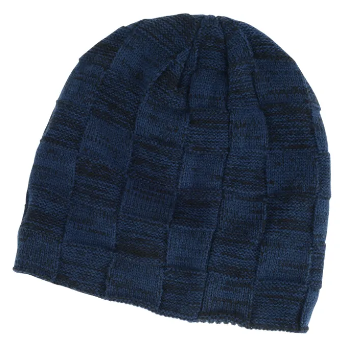Fuzzy Lined Heather Knit Beanie