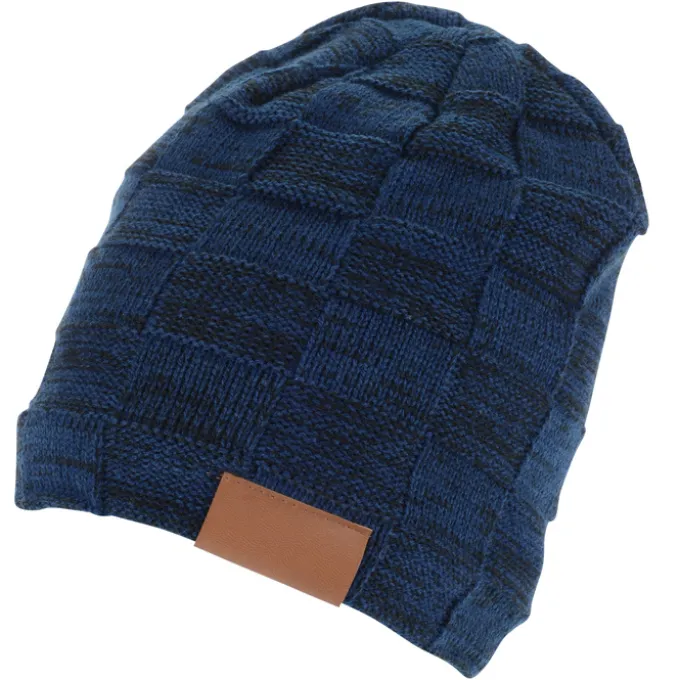 Fuzzy Lined Heather Knit Beanie