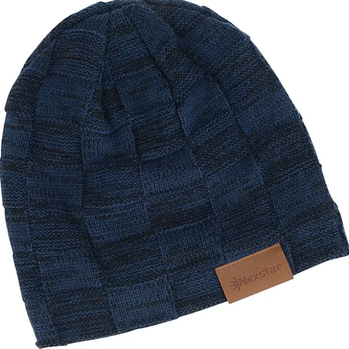 Fuzzy Lined Heather Knit Beanie