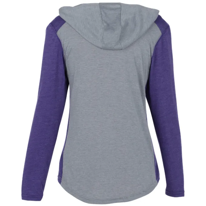 Gameday Vintage Hooded LS Tri-Blend T-Shirt - Ladies'
