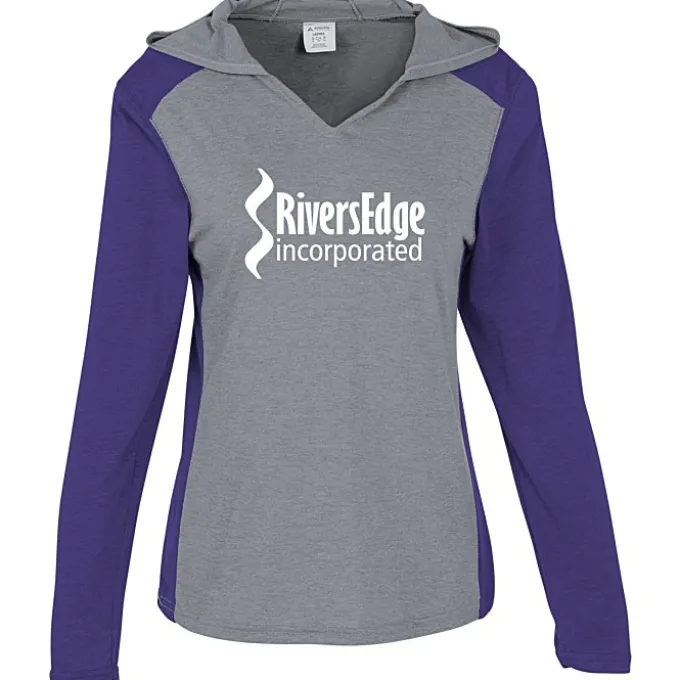 Gameday Vintage Hooded LS Tri-Blend T-Shirt - Ladies'