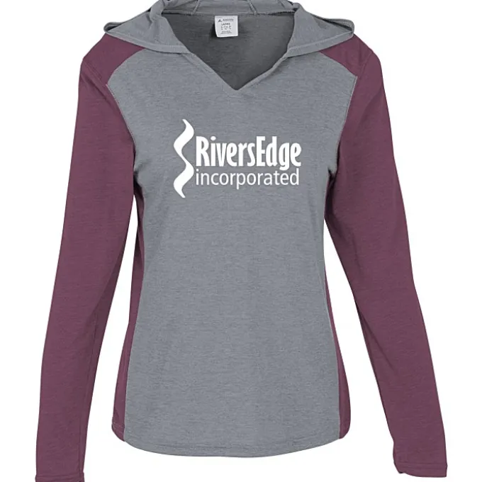 Gameday Vintage Hooded LS Tri-Blend T-Shirt - Ladies'