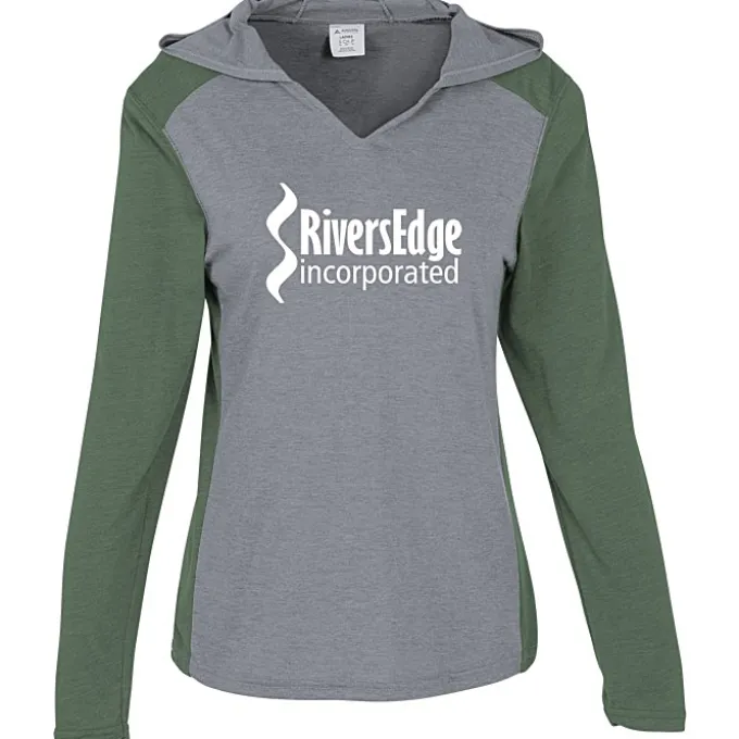 Gameday Vintage Hooded LS Tri-Blend T-Shirt - Ladies'