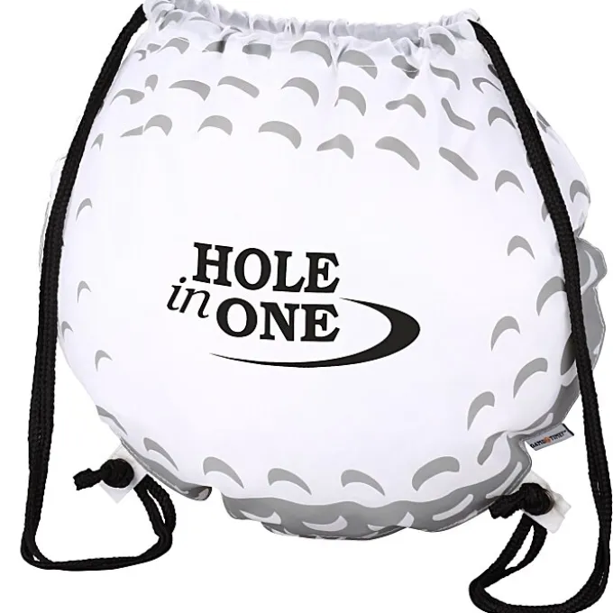 Game Time! Golf Ball Drawstring Backpack