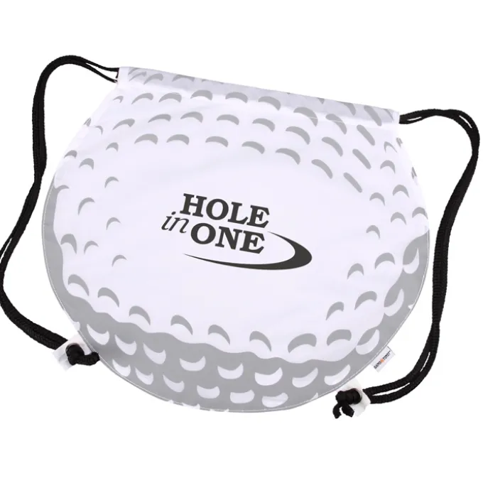 Game Time! Golf Ball Drawstring Backpack