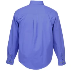 Garment-Washed Cotton Twill Shirt