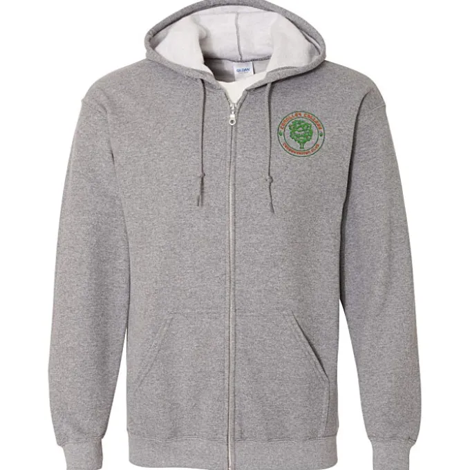 Gildan Full-Zip Hoodie - Men's - Embroidered