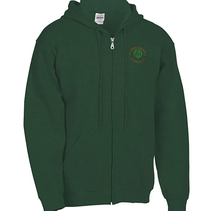 Gildan Full-Zip Hoodie - Men's - Embroidered