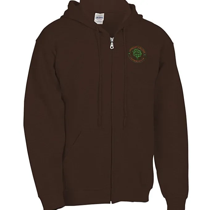 Gildan Full-Zip Hoodie - Men's - Embroidered