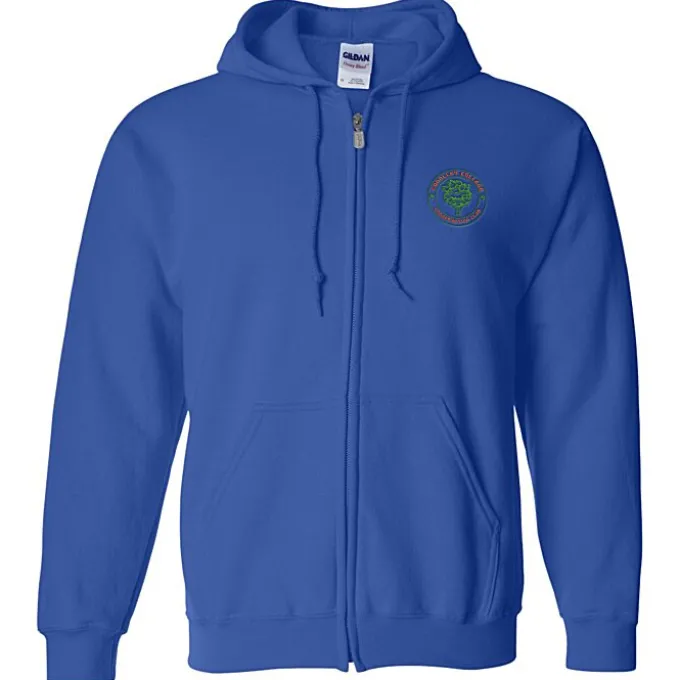 Gildan Full-Zip Hoodie - Men's - Embroidered