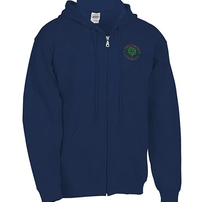 Gildan Full-Zip Hoodie - Men's - Embroidered