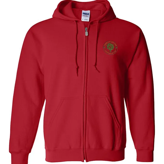 Gildan Full-Zip Hoodie - Men's - Embroidered
