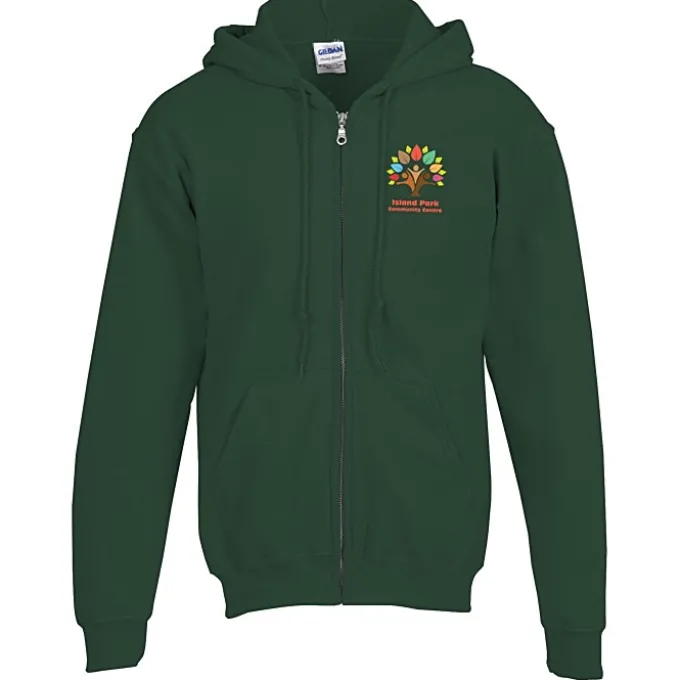 Gildan Full-Zip Hoodie - Men's - Full Color
