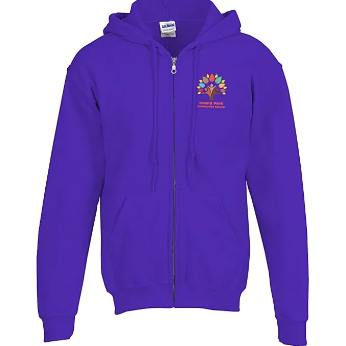 Gildan Full-Zip Hoodie - Men's - Full Color