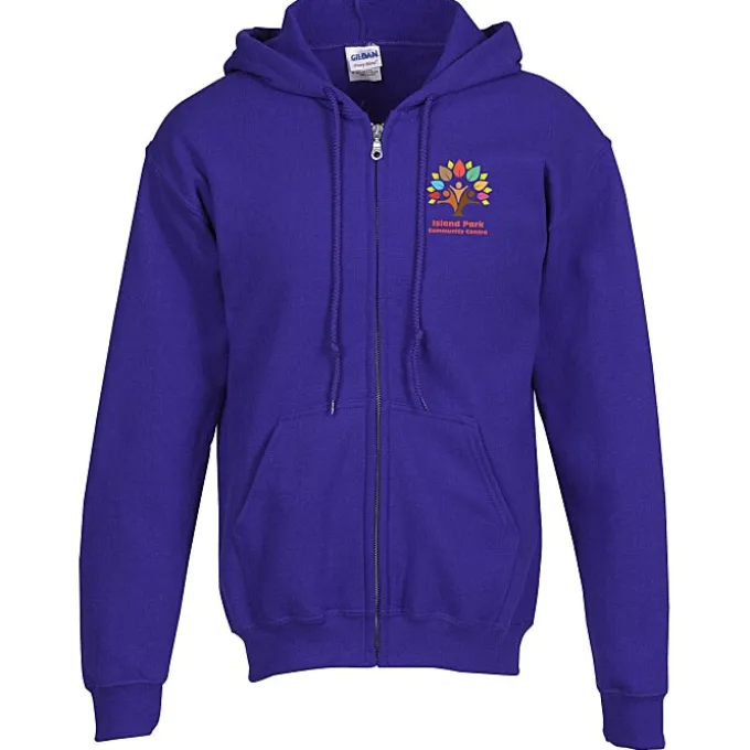 Gildan Full-Zip Hoodie - Men's - Full Color