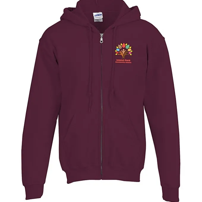 Gildan Full-Zip Hoodie - Men's - Full Color