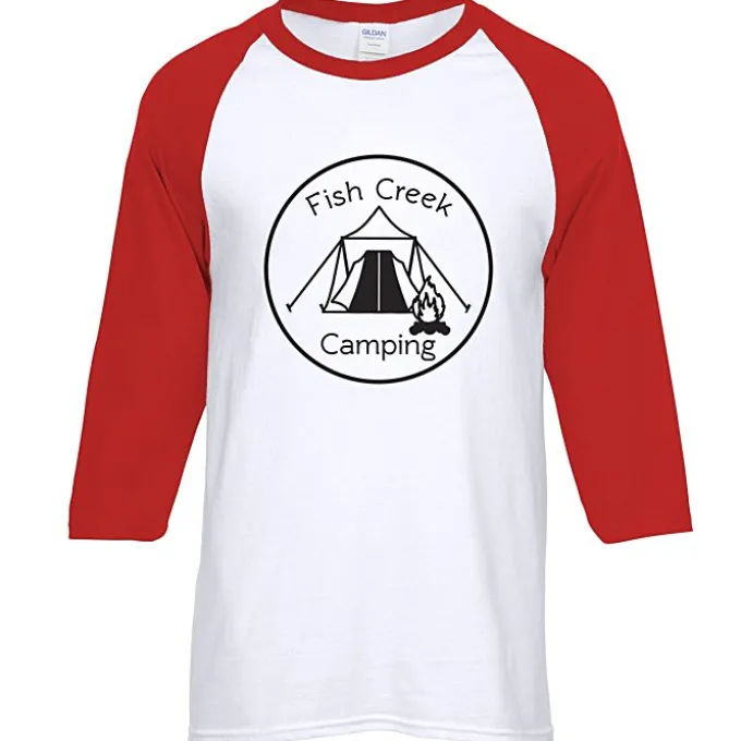 Gildan Heavy Cotton 3/4 Sleeve Raglan T-Shirt - Screen