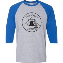 Gildan Heavy Cotton 3/4 Sleeve Raglan T-Shirt - Screen
