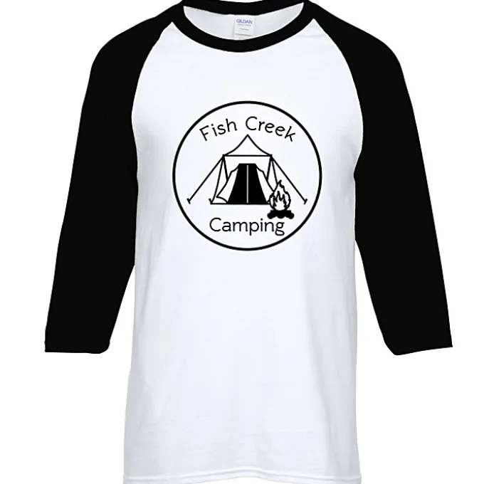 Gildan Heavy Cotton 3/4 Sleeve Raglan T-Shirt - Screen