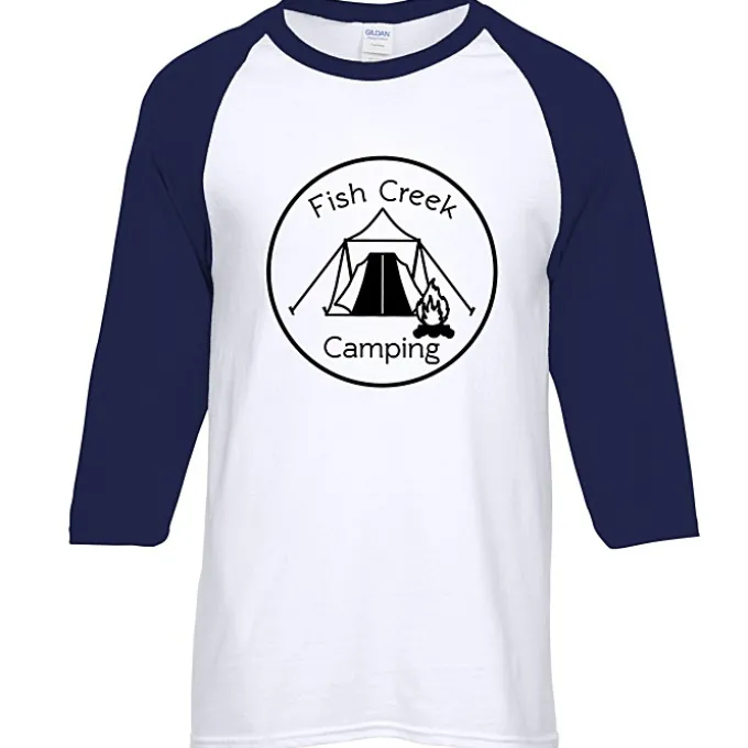 Gildan Heavy Cotton 3/4 Sleeve Raglan T-Shirt - Screen