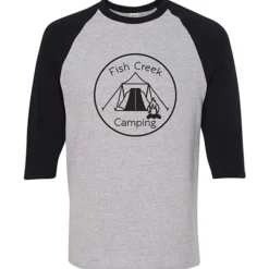 Gildan Heavy Cotton 3/4 Sleeve Raglan T-Shirt - Screen