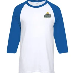 Gildan Heavy Cotton 3/4 Sleeve Raglan T-Shirt - Embroidered