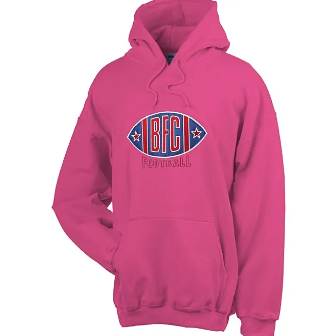 Gildan 50/50 Hooded Sweatshirt - Applique Twill