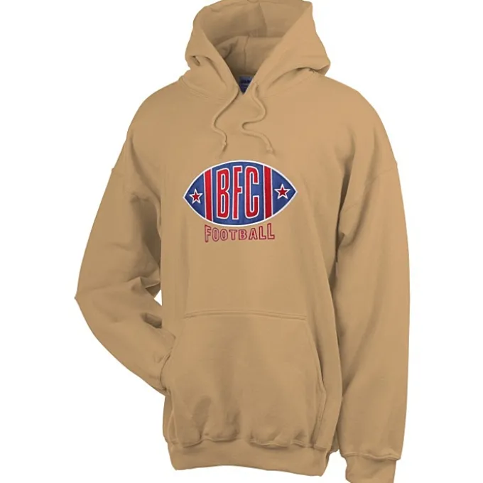 Gildan 50/50 Hooded Sweatshirt - Applique Twill