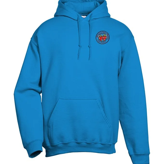 Gildan 50/50 Hooded Sweatshirt - Embroidered