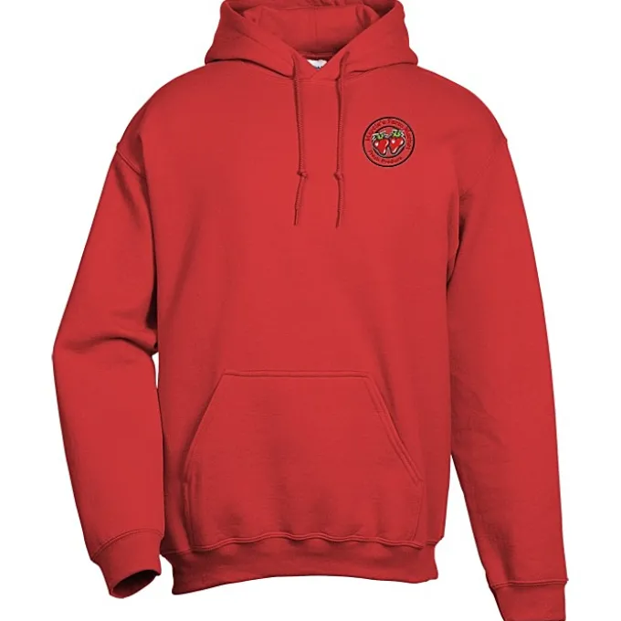 Gildan 50/50 Hooded Sweatshirt - Embroidered