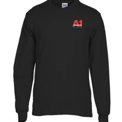 Gildan 5.3-oz Cotton LS T-Shirt - Embroidered