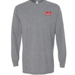 Gildan 5.3-oz Cotton LS T-Shirt - Embroidered