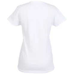 Gildan 5.3-oz Cotton T-Shirt - Ladies' - Full Color - White