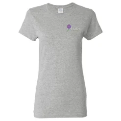Gildan 5.3-oz Cotton T-Shirt - Ladies' - Embroidered