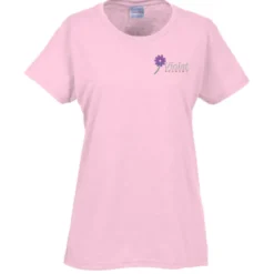 Gildan 5.3-oz Cotton T-Shirt - Ladies' - Embroidered