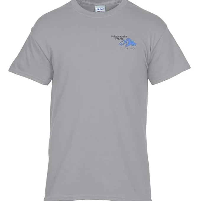 Gildan 5.3-oz Cotton T-Shirt - Men's - Embroidered