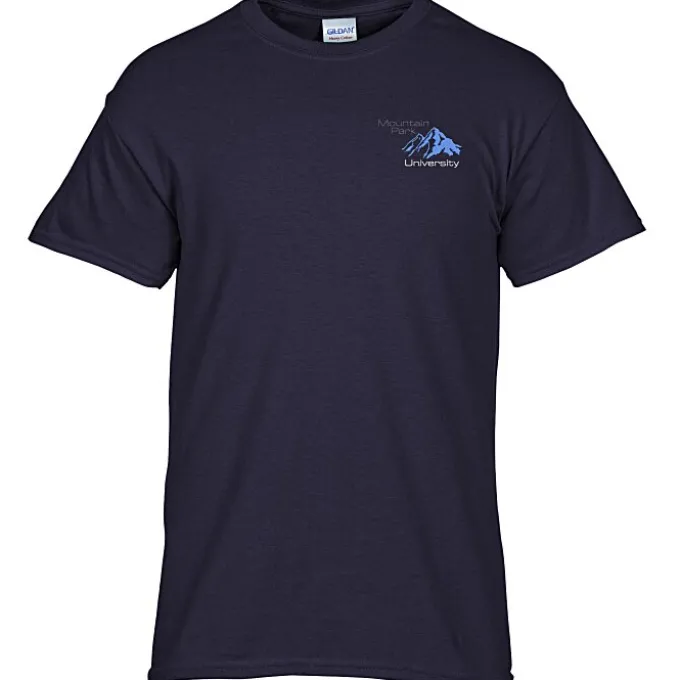 Gildan 5.3-oz Cotton T-Shirt - Men's - Embroidered
