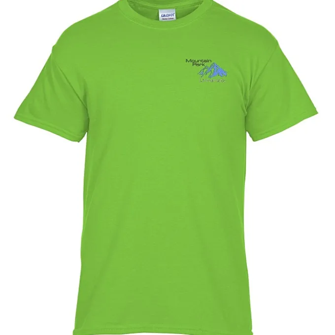 Gildan 5.3-oz Cotton T-Shirt - Men's - Embroidered
