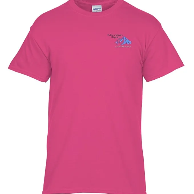 Gildan 5.3-oz Cotton T-Shirt - Men's - Embroidered