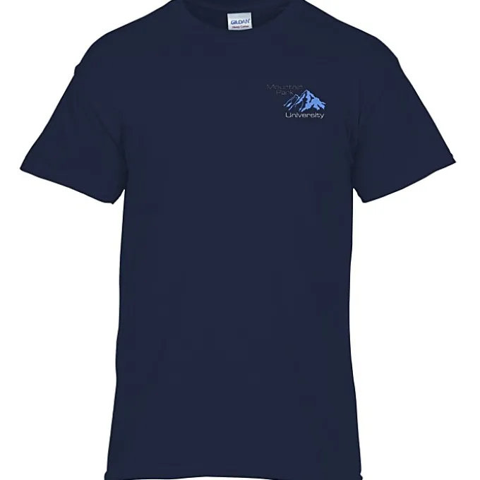 Gildan 5.3-oz Cotton T-Shirt - Men's - Embroidered