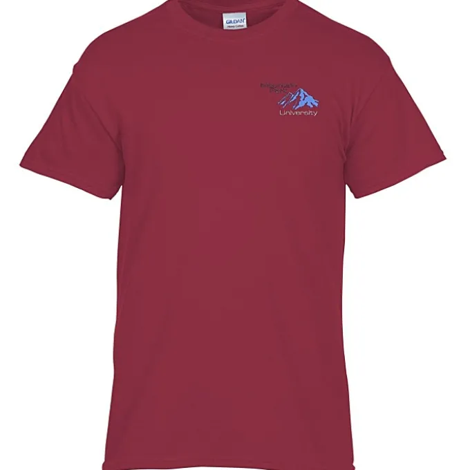 Gildan 5.3-oz Cotton T-Shirt - Men's - Embroidered