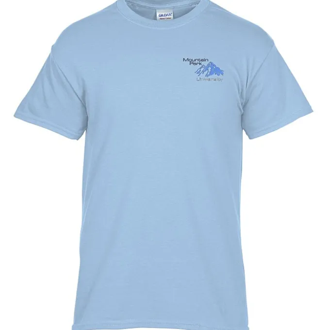 Gildan 5.3-oz Cotton T-Shirt - Men's - Embroidered