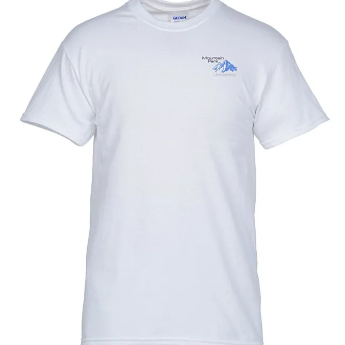 Gildan 5.3-oz Cotton T-Shirt - Men's - Embroidered
