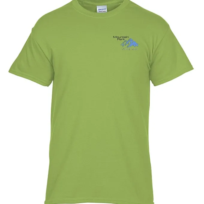 Gildan 5.3-oz Cotton T-Shirt - Men's - Embroidered