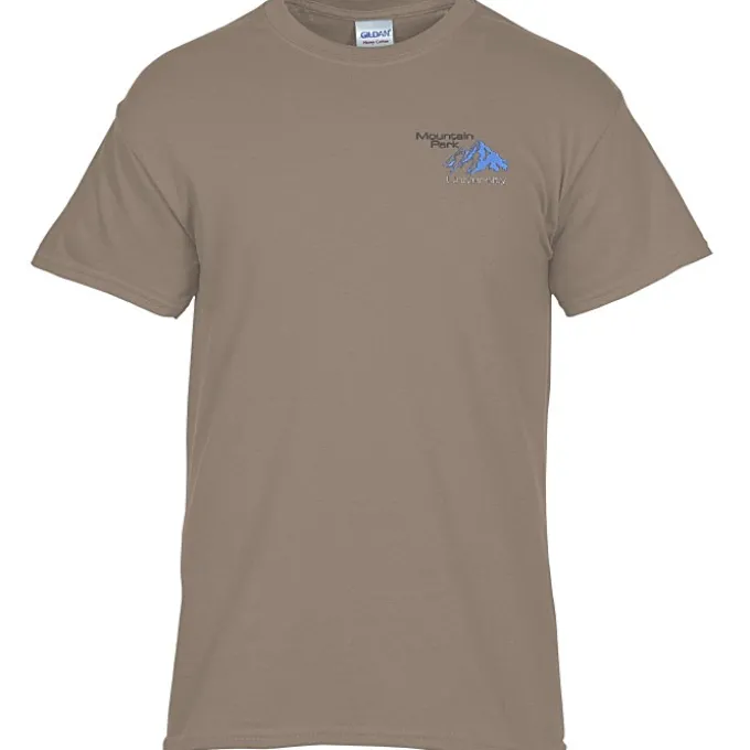 Gildan 5.3-oz Cotton T-Shirt - Men's - Embroidered