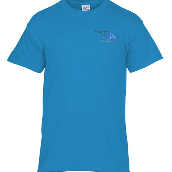 Gildan 5.3-oz Cotton T-Shirt - Men's - Embroidered
