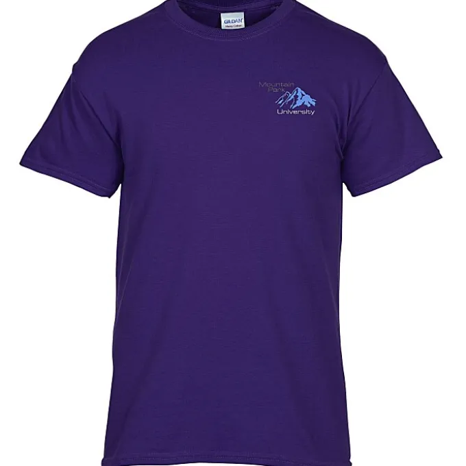 Gildan 5.3-oz Cotton T-Shirt - Men's - Embroidered