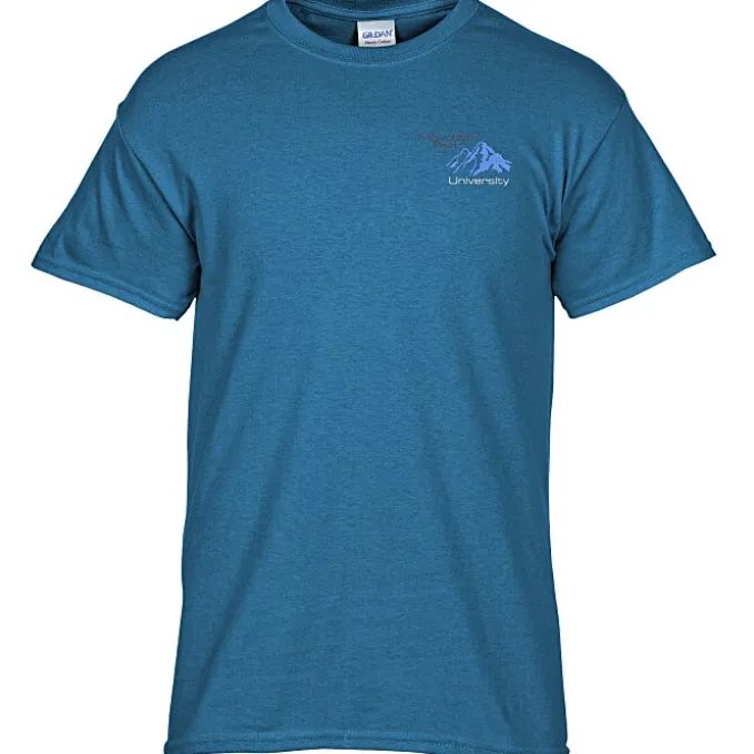 Gildan 5.3-oz Cotton T-Shirt - Men's - Embroidered