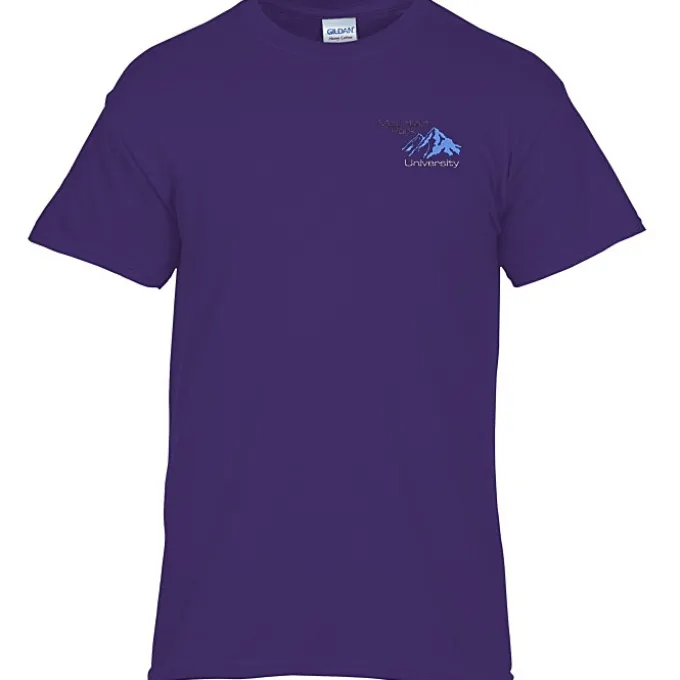 Gildan 5.3-oz Cotton T-Shirt - Men's - Embroidered