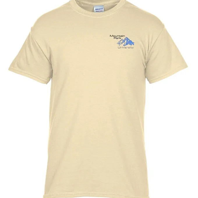 Gildan 5.3-oz Cotton T-Shirt - Men's - Embroidered